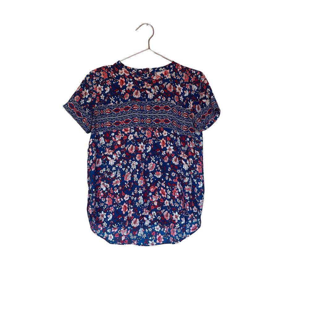 Loft Floral Blouse - Women's Size XS - Excellent Condition